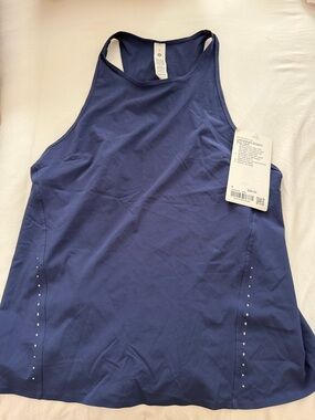 lululemon athletica Navy High-Neck Racerback Tank